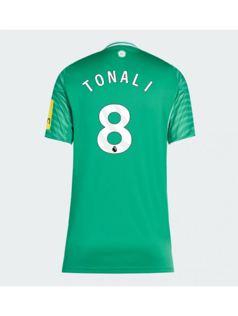 Newcastle United Sandro Tonali #8 Zenski Gostujuci Dres 2025-26 Kratak Rukavima Newcastle United Sandro Tonali #8 Zenski Gostujuci Dres 2025-26 Kratak Rukavima